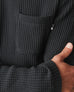Men's Waffle Pocket Long Sleeve - Black